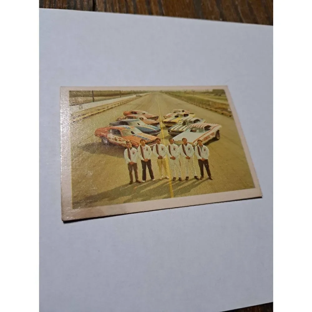 Vintage 1971 Fleer AHRA Grand American Professionals #22 Trading Card Race Car